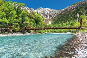 福崎・加西・社 発
№2447 白骨温泉湯元齋藤旅館と標高約1500mの山岳リゾート上高地3